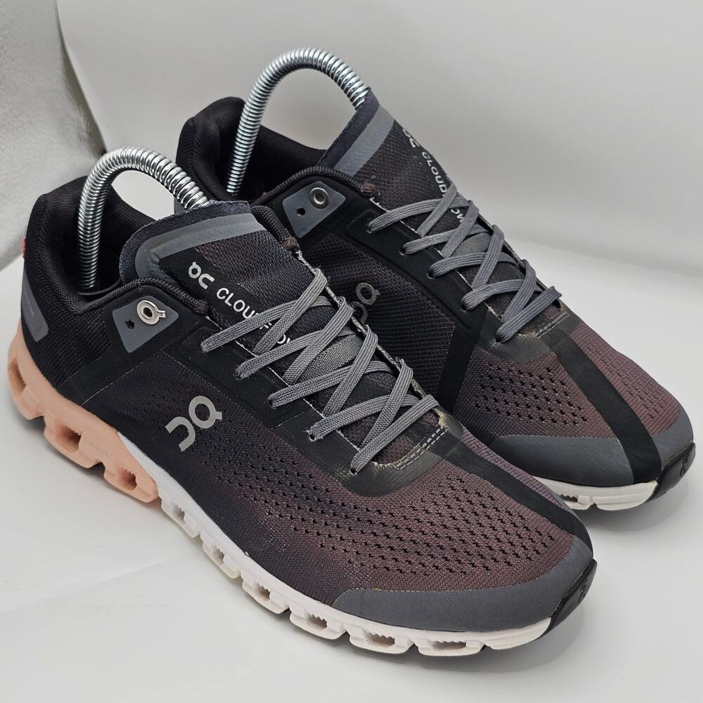On Cloudflow Rock Rose Womens 7.5 UK 5.5 Running Shoes Sneakers Athletic Gym
